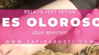 [FEET FETISH] RELATO ERÓTICO JOI STYLE | PIES OLOROSOS QUE APESTAN | PEDIDO PERSONALIZADO DE FAN ♥